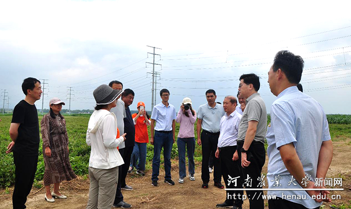 校长介晓磊在方城县看望实习师生